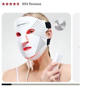 LED Light Therapy Mask - White